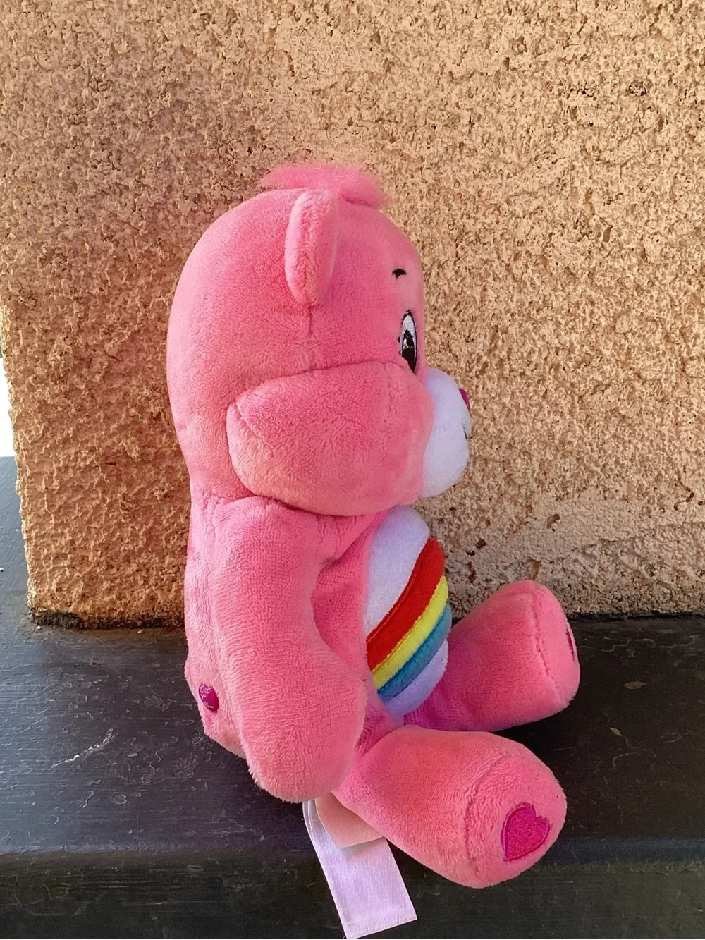 2020 Cheer Bear Pink Rainbow Care Bear Plush
